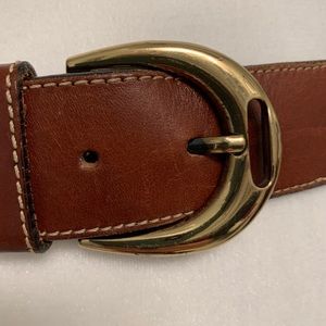 Leather belt